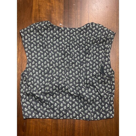 anna nata Kelsey Top in Washed Black XXSmall As-Is Womens Sleeveless Blouse - Picture 6 of 8